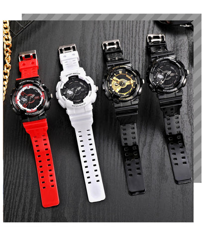 Multi-functional Sports Fashion Watch with Dual-Display and Luminous Features