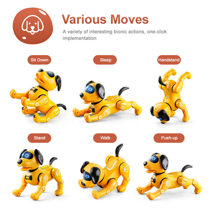 Interactive Remote Control Robot Dog Toy with Accessories