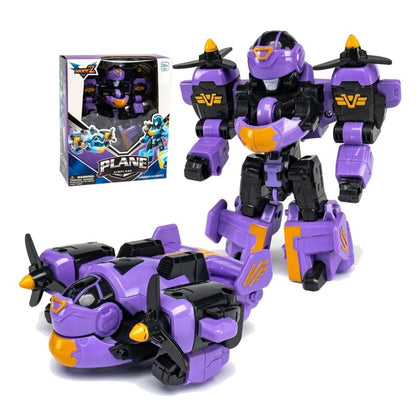 Transforming Car Robot Mech Warrior Tank Airplane Model Cartoon Toy