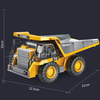 Remote Control alloy Excavator and Dump Truck Toy Set for Children - Remote Control Car