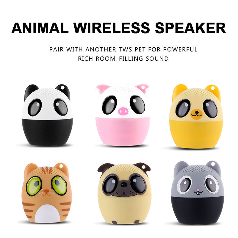 Kids mini Bluetooth speaker wireless creative cute mini cartoon animal mini portable