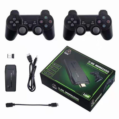 LFT M8 Game Console with Y3 Ubao, 2.4G Wireless, HDMI HD 4K, and 20,000 Games including PS1