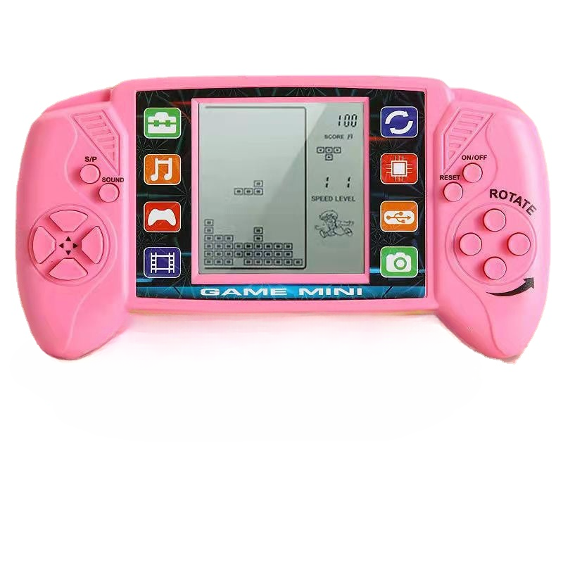 Handheld Game Consoles with 3.5-Inch Large Screen and Popular Tetris Game with 32 games