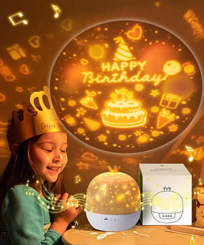 star sky projector small night light children's bedroom dreamy revolving star atmosphere light