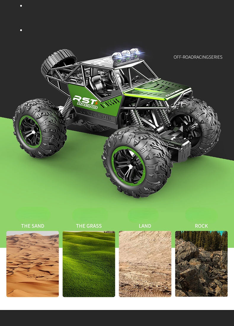 Rechargeable Alloy RC Buggy for Kids:Charging Motion Remote Control Car, Climbing Car, Bigfoot Toy