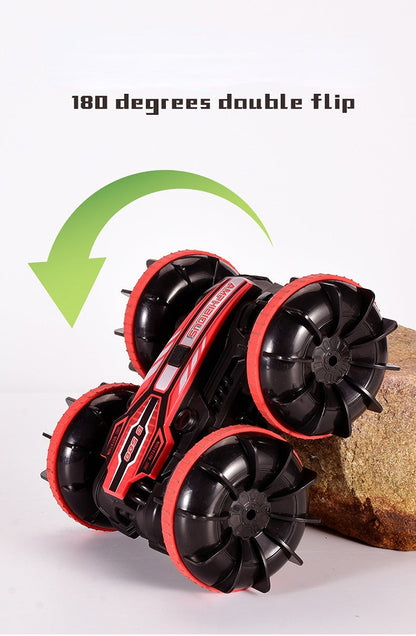 RC Amphibious Vehicle - Double-Sided Stunts and Tumbling, Perfect for the Beach