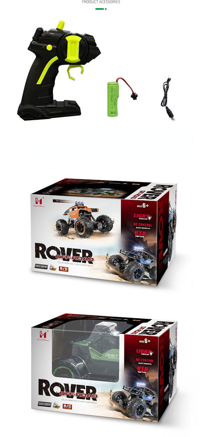 Rechargeable Alloy RC Buggy for Kids:Charging Motion Remote Control Car, Climbing Car, Bigfoot Toy