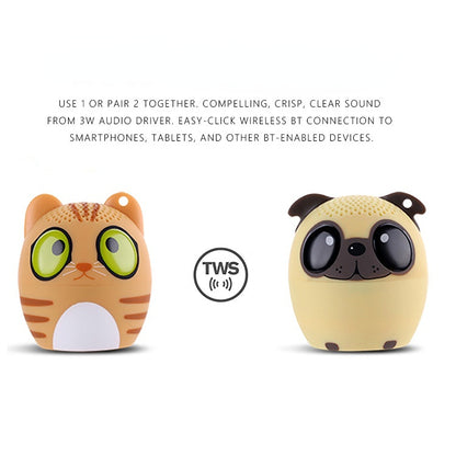 Kids mini Bluetooth speaker wireless creative cute mini cartoon animal mini portable