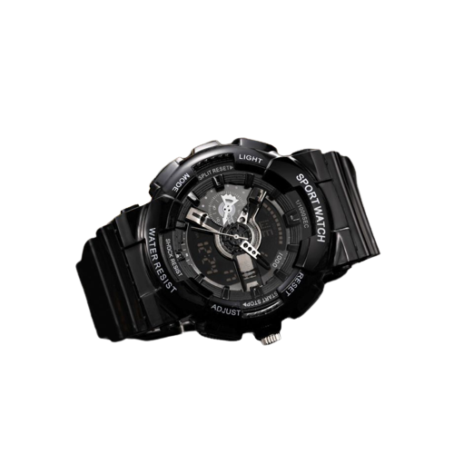 Multi-functional Sports Fashion Watch with Dual-Display and Luminous Features