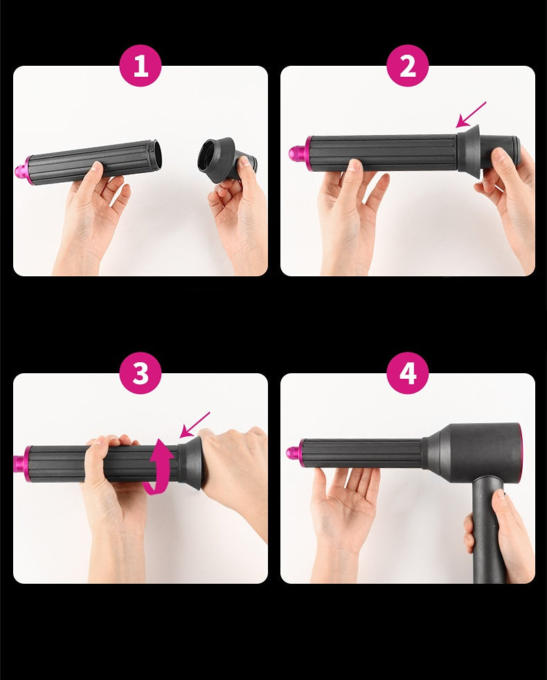 Dyson blow dryer top curling iron